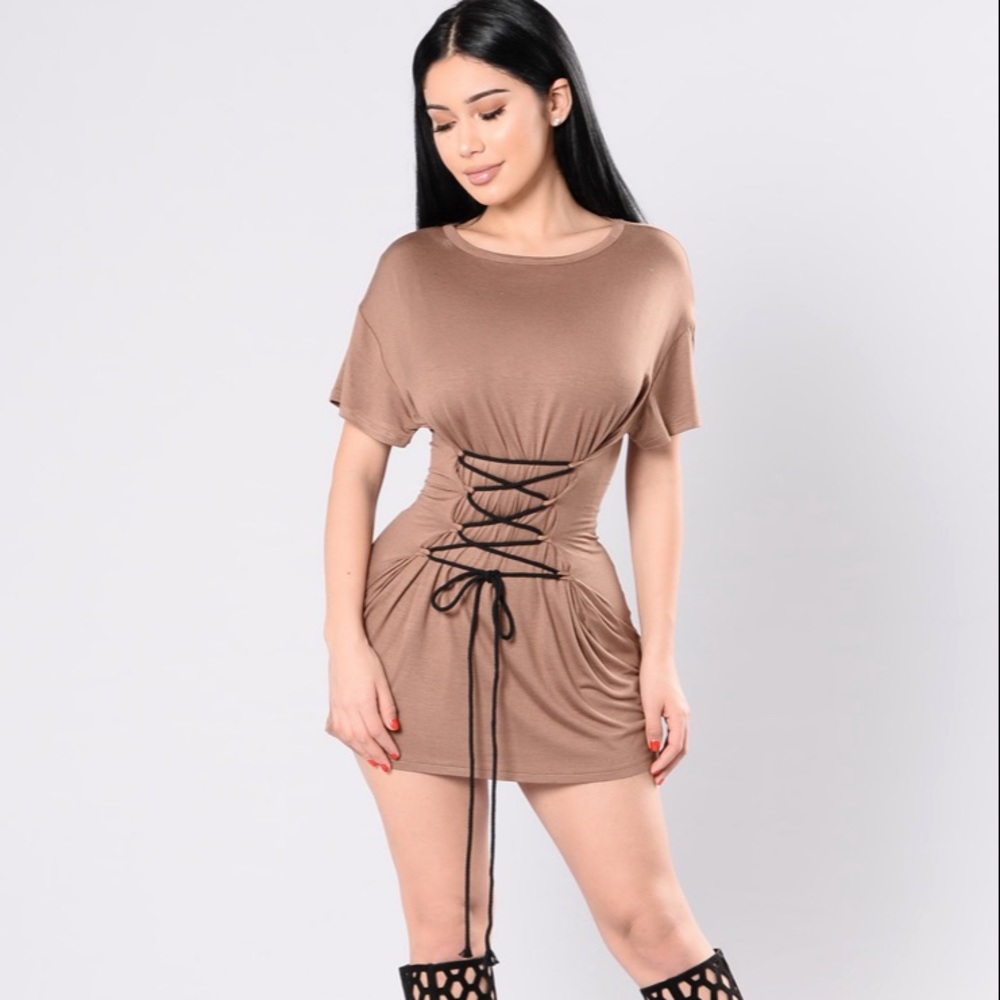 FASHION NOVA MOCHA DRESS✨